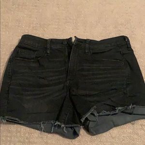 Black Jean shorts